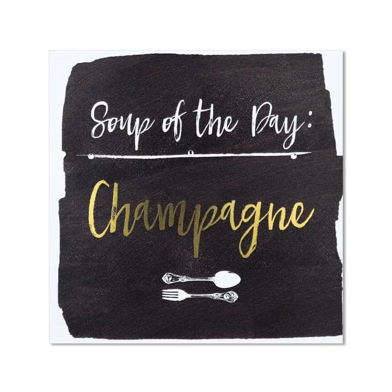 Classic Piano Female Birthday Card – “Soup Of The Day: Champagne” 3 Classic Piano Female Birthday Card – “Soup Of The Day: Champagne”