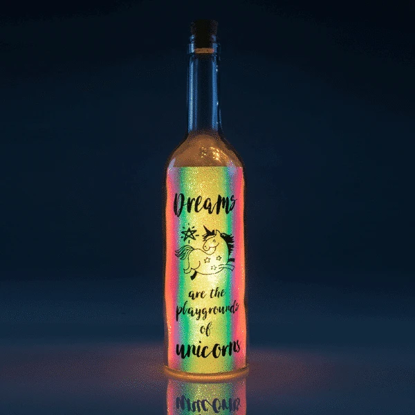 Dream Iridescent Wishlight Bottle – Dreams Are The Playgrounds Of Unicorns 3 Dream Iridescent Wishlight Bottle – Dreams Are The Playgrounds Of Unicorns
