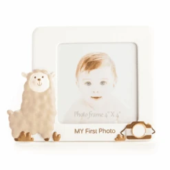 Baby Alpaca First Photo Frame 4X4