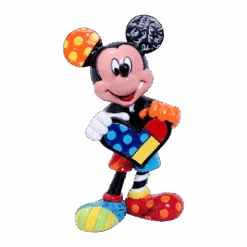 Disney By Britto – Mini Mickey Holding Heart