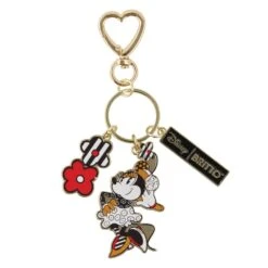 Disney By Britto Midas Minnie Mouse Metal Keychain