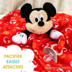 Disney Baby – Mickey Mouse Knotted Snuggle Blanket -Toy Cheap Store kp79926 4