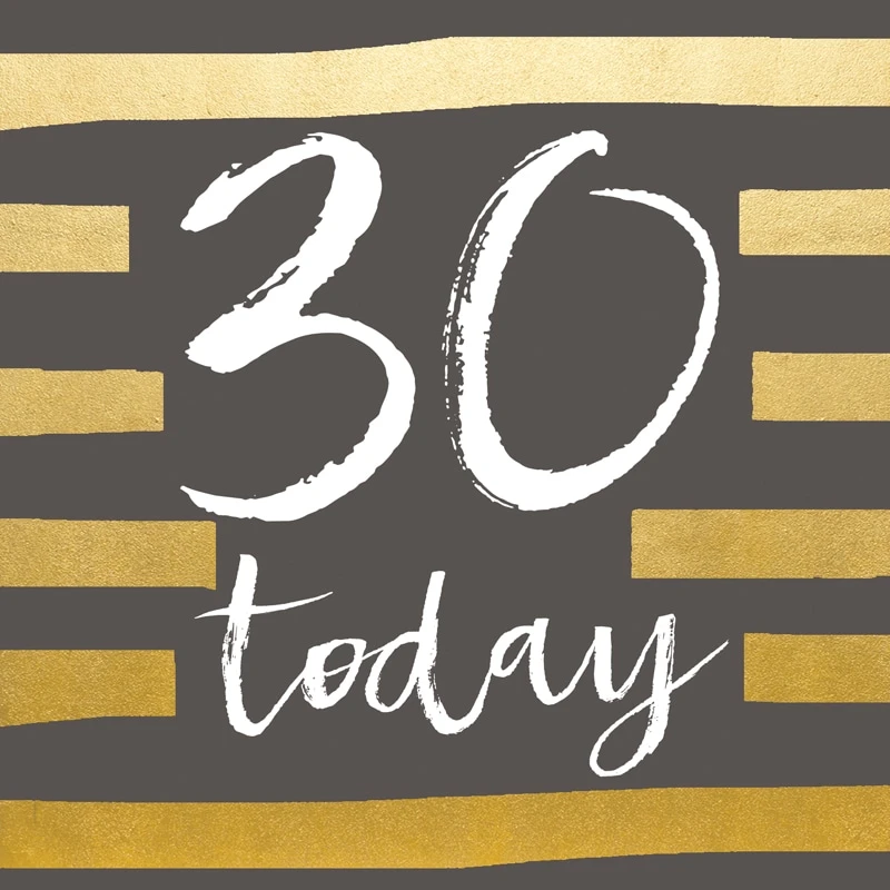 Classic Piano Birthday Card – 30 Today 3 Classic Piano Birthday Card – 30 Today