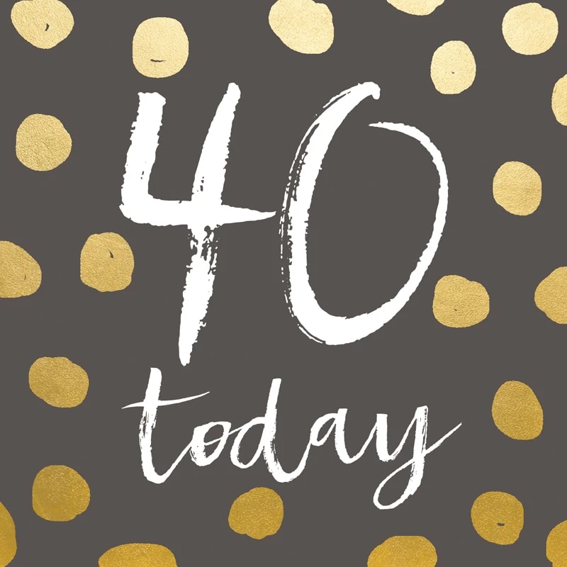 Classic Piano Birthday Card – 40 Today 3 Classic Piano Birthday Card – 40 Today