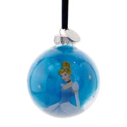 Disney 100 Christmas Glass Bauble Cinderella -Toy Cheap Store wdi2036 1