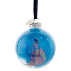 Disney 100 Christmas Glass Bauble Cinderella -Toy Cheap Store wdi2036 2