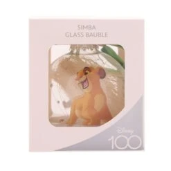 Disney 100 Christmas Glass Bauble Simba -Toy Cheap Store wdi2039 4