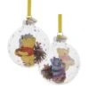 Disney 100 Christmas Glass Bauble Winnie The Pooh